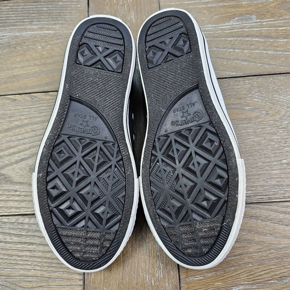 Converse Chuck Taylor All Star Double Tongue Sneakers,  Junior Size 4 - Picture 8 of 10